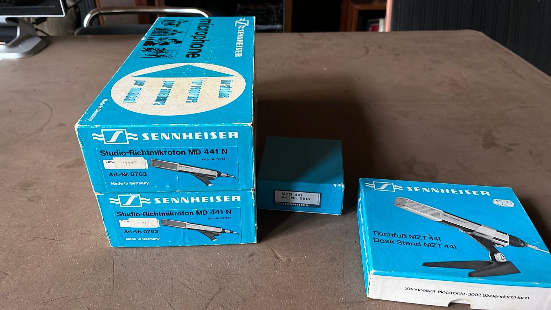 Sennheiser md441n set nieuwstaat! Vintage, Muziek en Instrumenten, Ophalen of Verzenden, Zo goed als nieuw