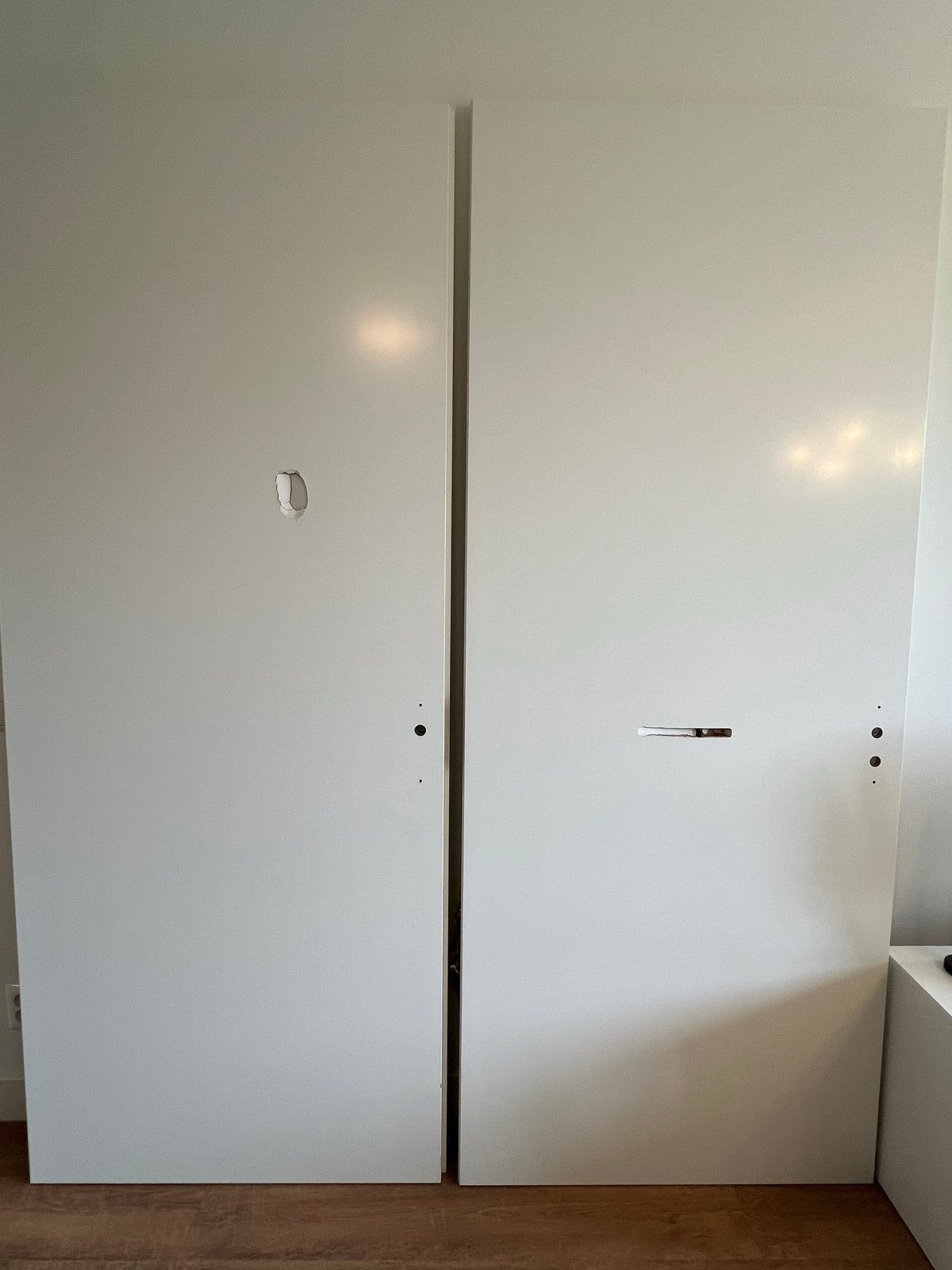 Interior doors, 2 pieces (Left & Right), 2315x954x40 mm, Ophalen, Gebruikt, 80 tot 100 cm, 215 cm of meer