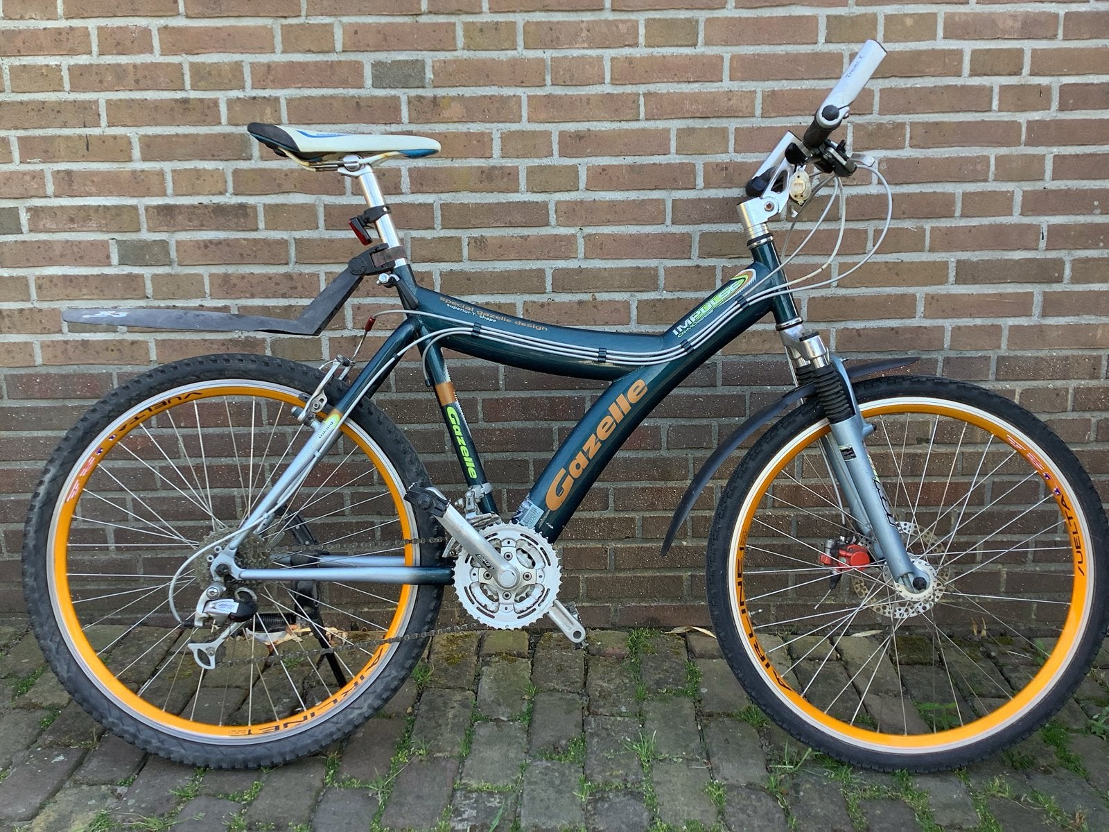 Gazelle Mountainbike 24 versnellingen frame 51 cm, Fietsen en Brommers, Fietsen | Mountainbikes en ATB, Ophalen, Gebruikt, Hardtail
