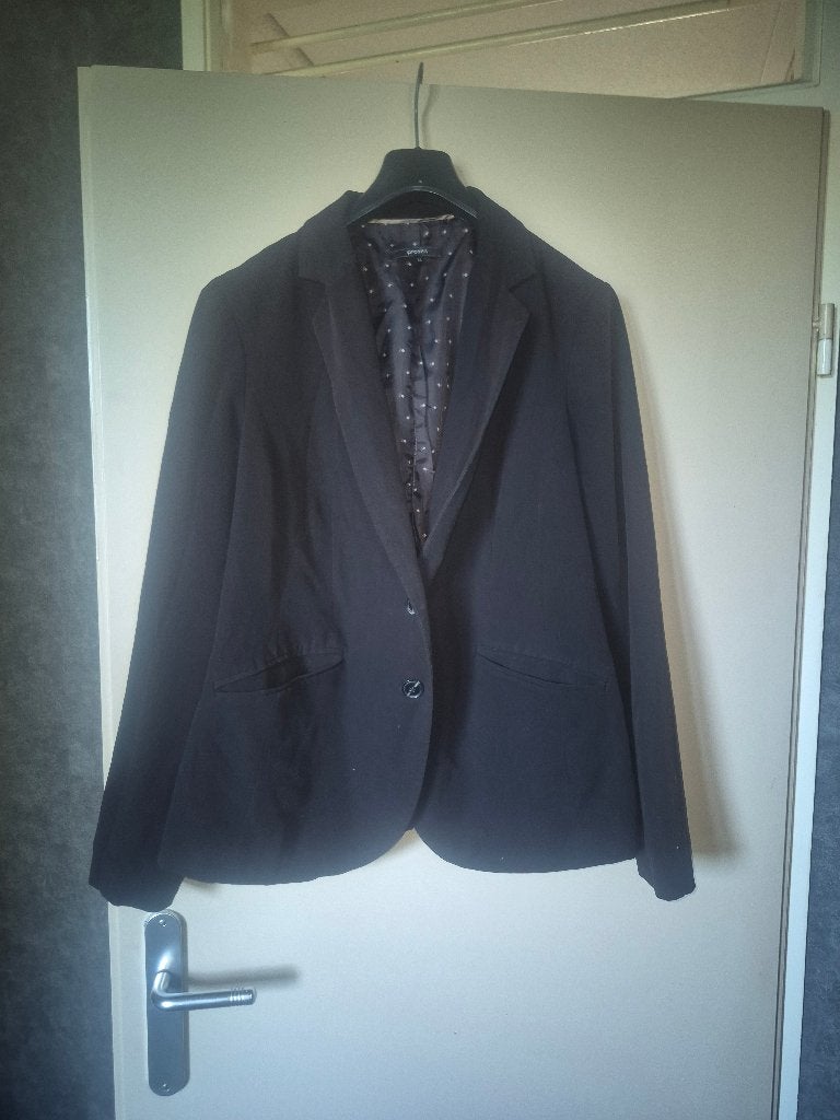 Mooie nette blazer, Promiss, Zwart, Maat 42/44 (L), Ophalen of Verzenden