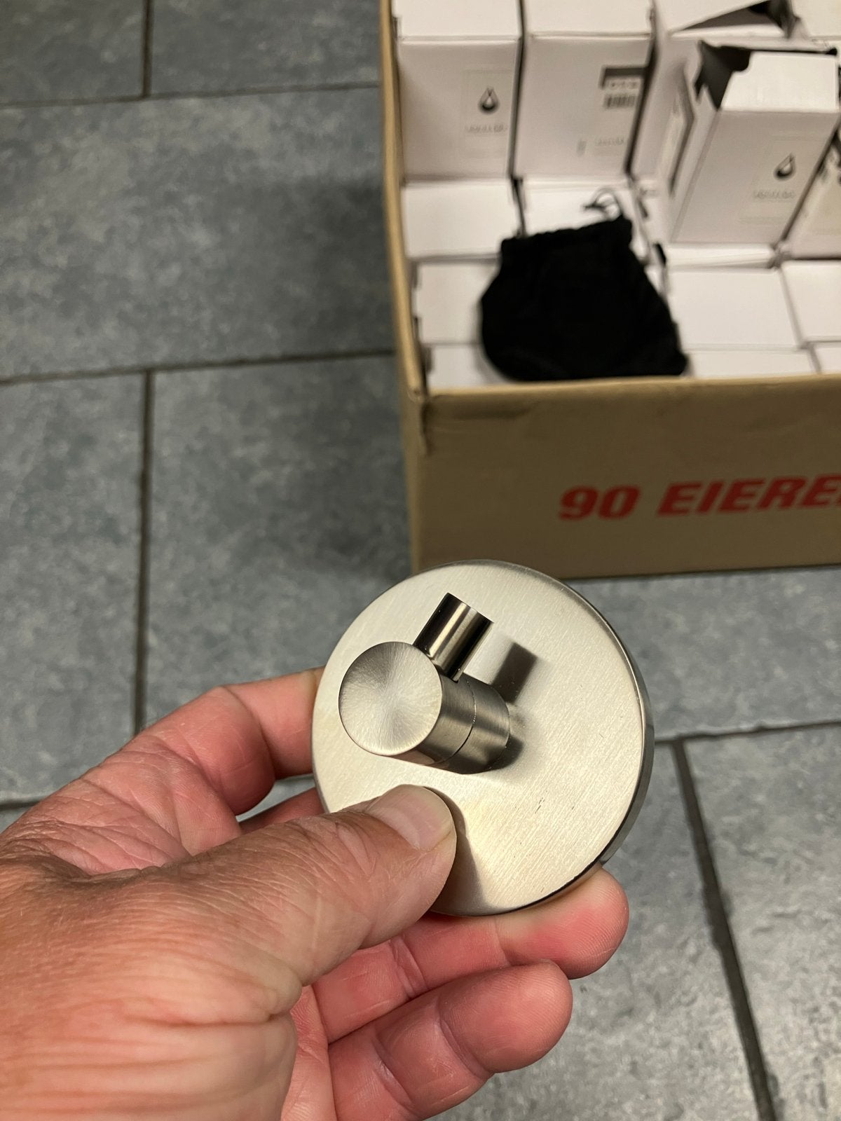 22x RVS Geborstelde Handdoekhaakjes - Aqualux Pro 2500, Overige merken, Nieuw, Ophalen of Verzenden, Handdoekhaak