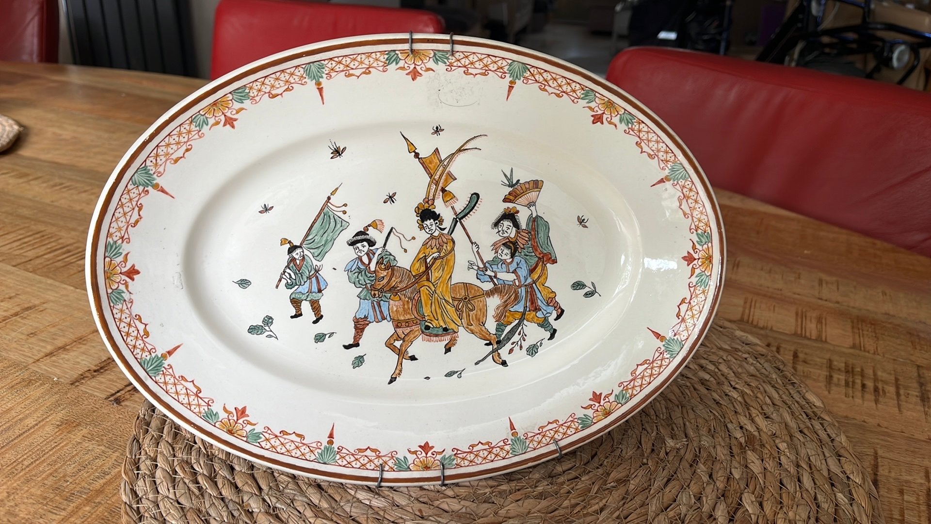Te koop sier bord oosters., Antiek en Kunst, Antiek | Schalen, Ophalen of Verzenden
