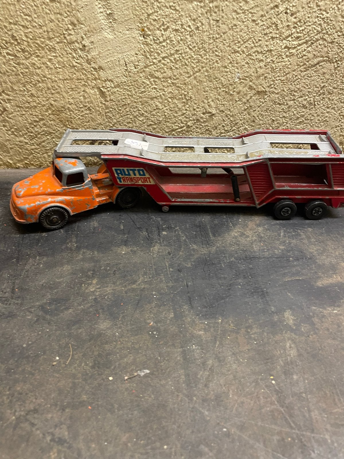 Vintage Matchbox K-10 Car Transporter & Lone Star Truck, Ophalen of Verzenden, Gebruikt
