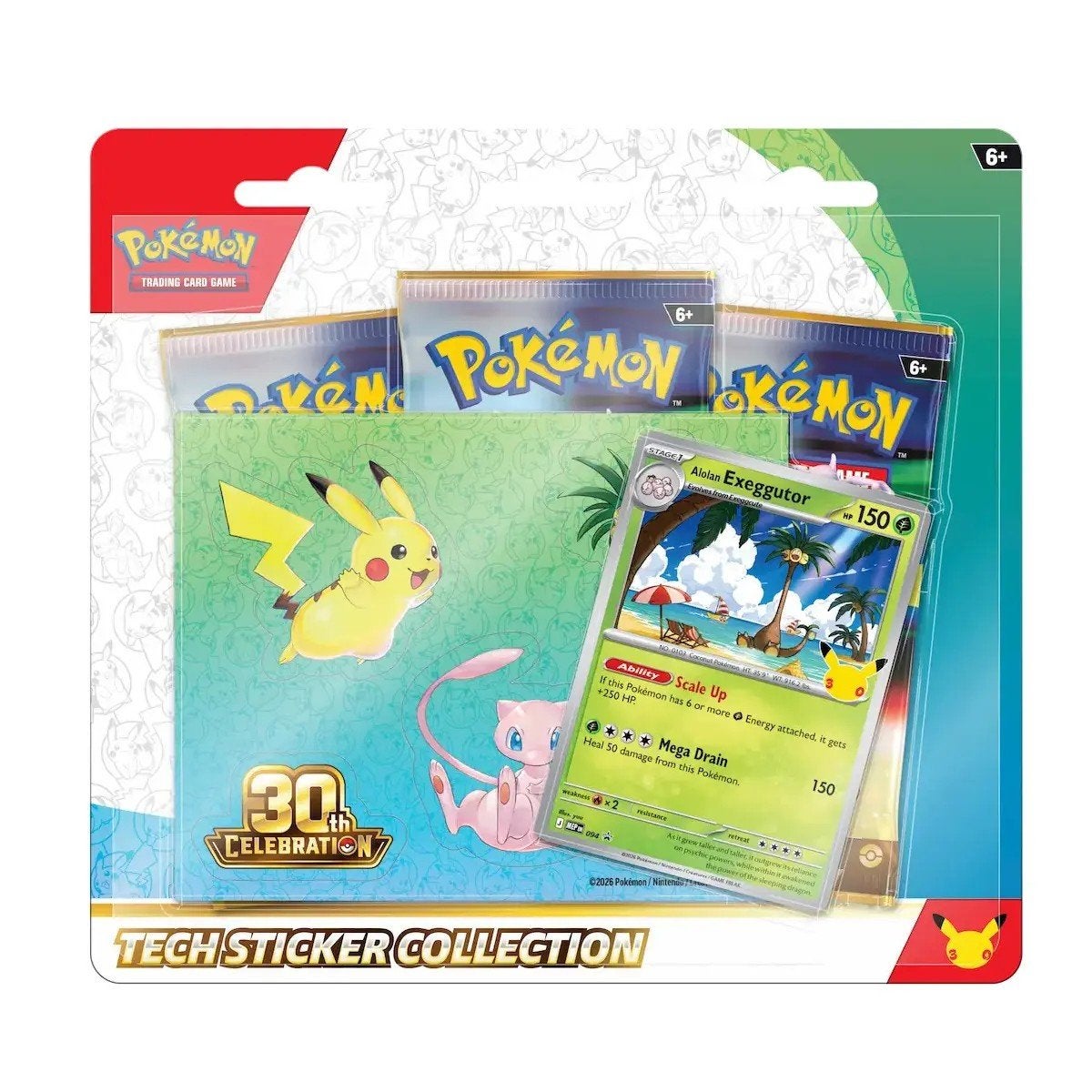 PRE-ORDER: 30th Celebration - Alolan Exeggutor Blister, Ophalen, Nieuw