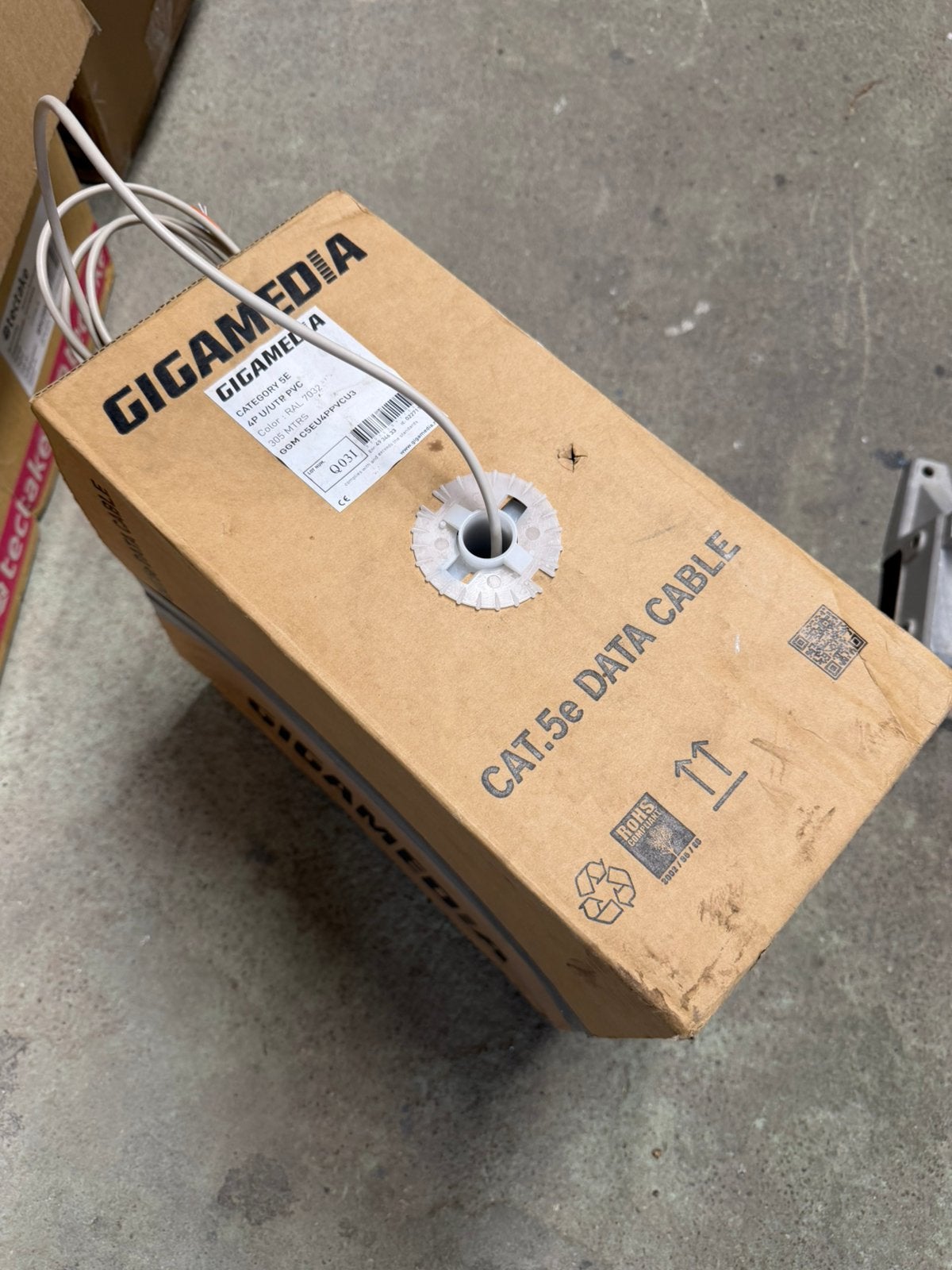 Cat 5e kabel 145m, Ophalen, Zo goed als nieuw, Overige typen