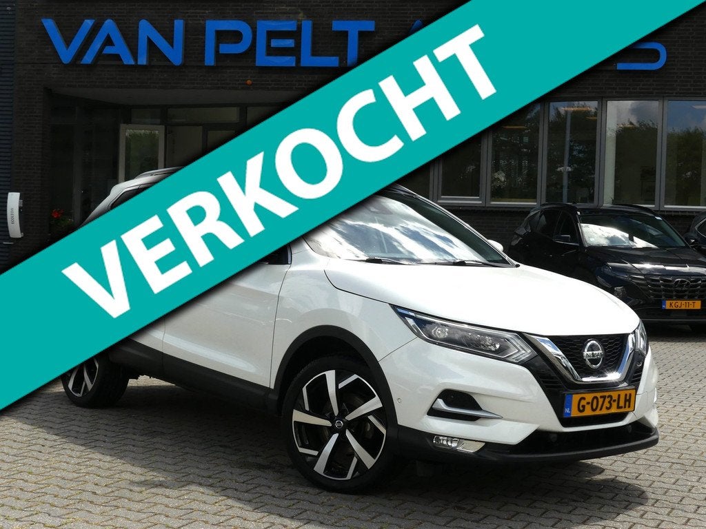 Nissan Qashqai 1.3 DIG-T 160PK Automaat Tekna * PANO *, Auto's, Nissan, Bedrijf, Te koop, Qashqai, 360° camera, ABS, Adaptive Cruise Control