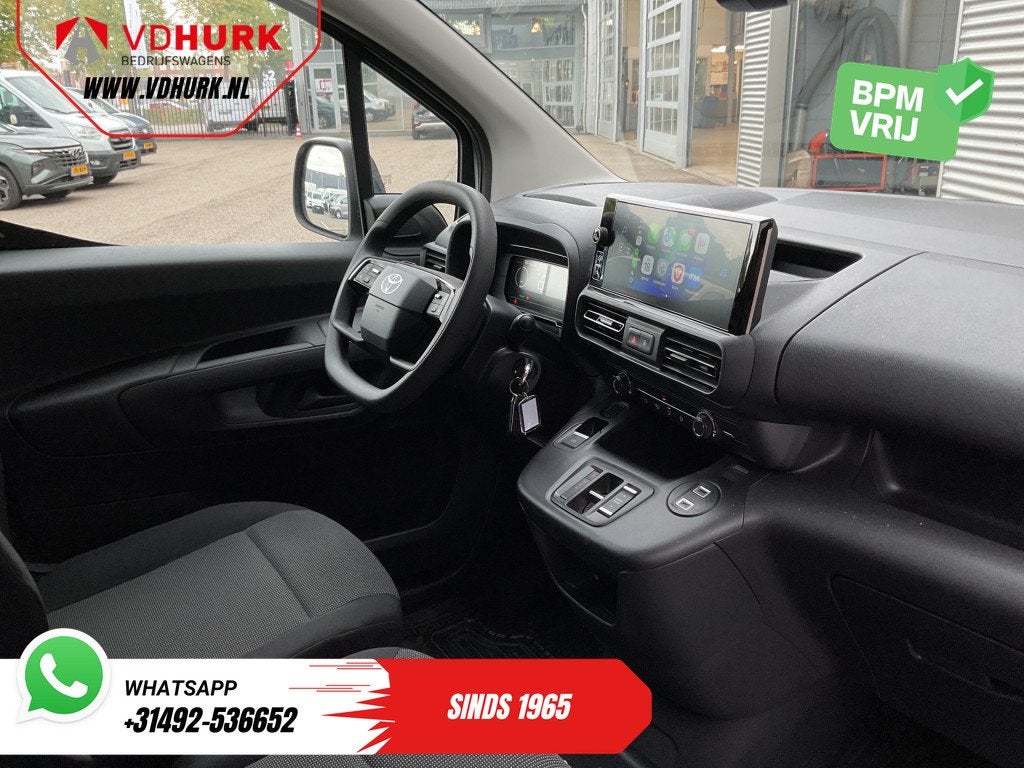 Toyota PROACE CITY Electric L2 50 kWh 340km WLTP Snellader/, Auto's, Stof, Gebruikt, Wit, Origineel Nederlands