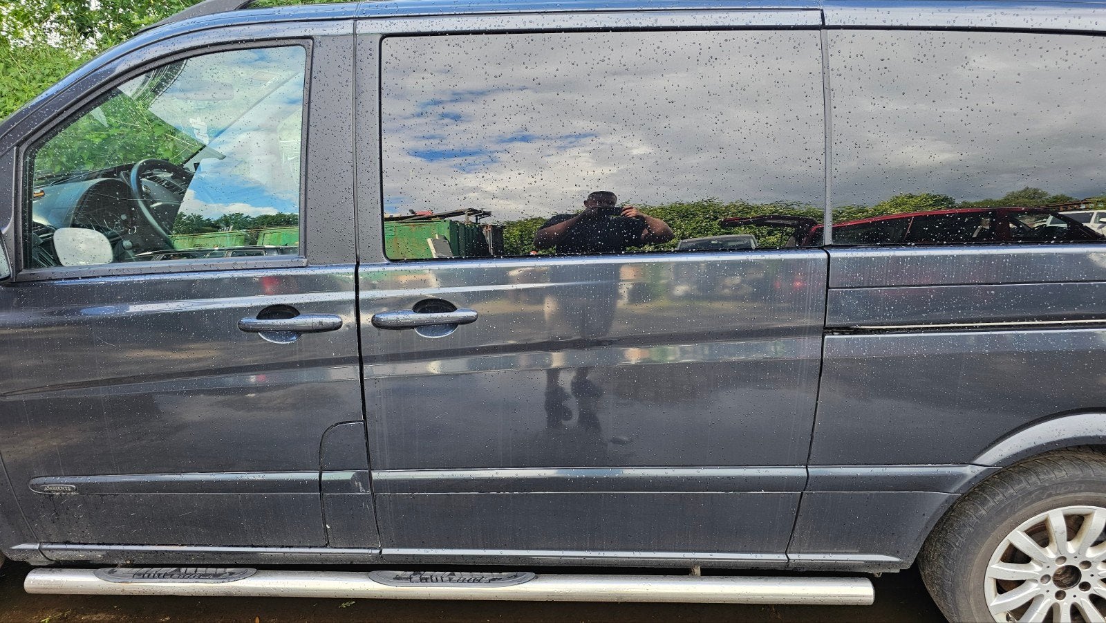 Mercedes Viano W639 Linker Schuifdeur Compleet Zwart Metalik, Ophalen of Verzenden, Deur
