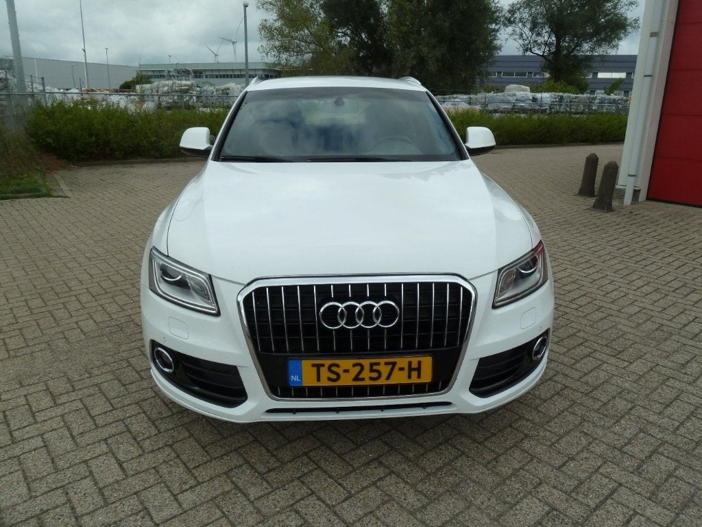 Audi Q5 2.0 TDI 140KW S-tronic 2016 Wit, Auto's, Automaat, Q5, Wit, Leder