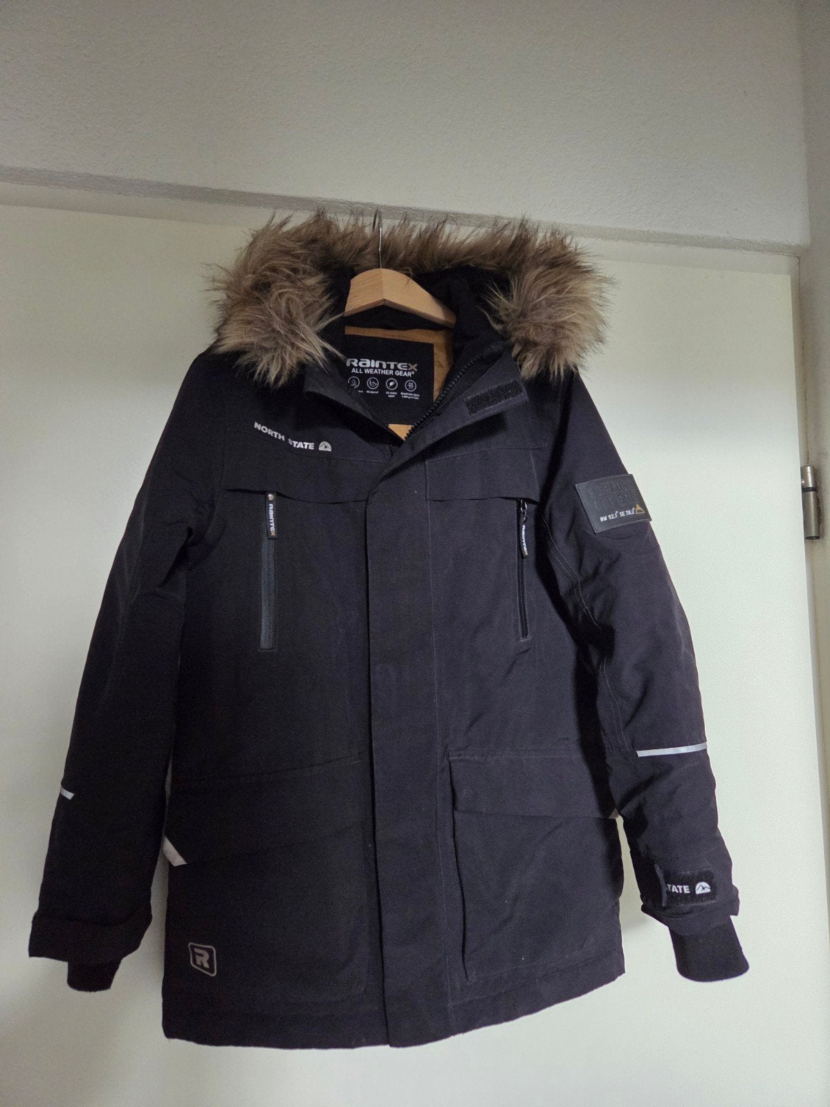 Raintex winterjas maat 134 - Zo goed als nieuw, Ophalen of Verzenden, Zo goed als nieuw, Raintex, Jongen of Meisje