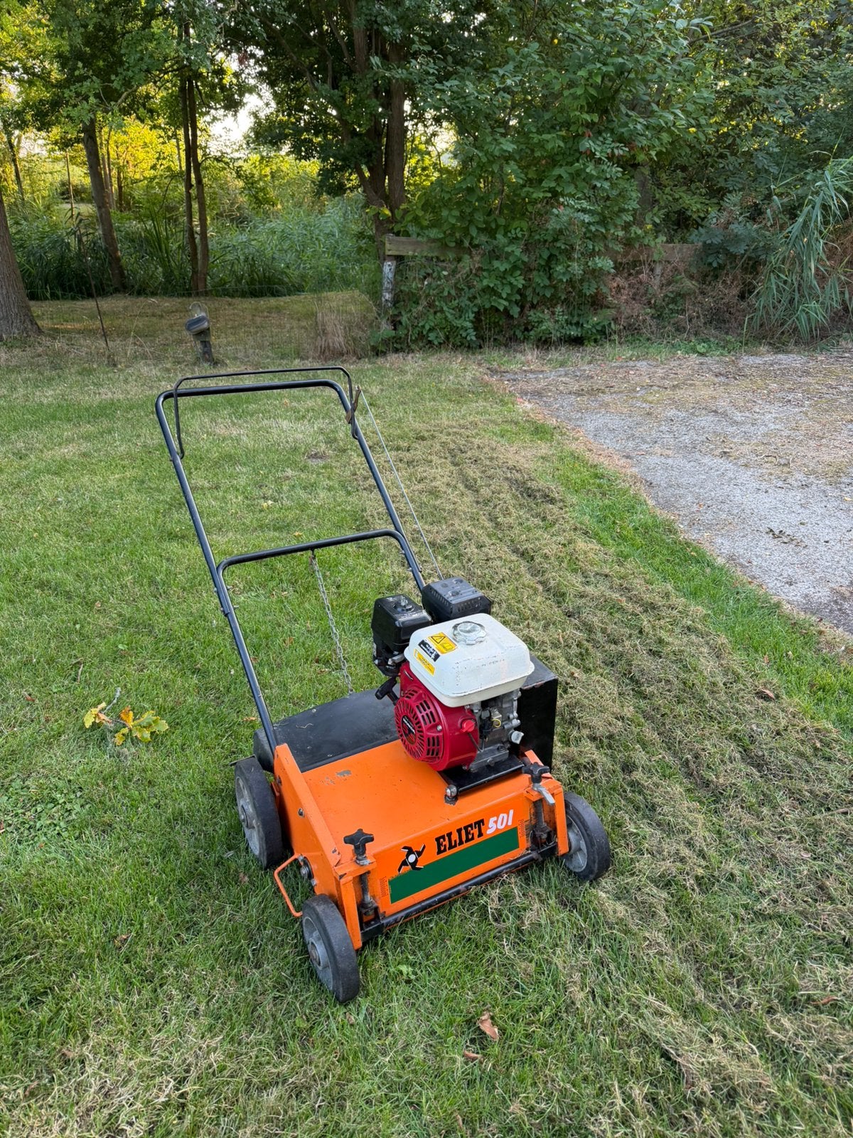 Eliet E501 Verticuteermachine Honda GX160 5.5 Benzine, Ophalen, Gebruikt