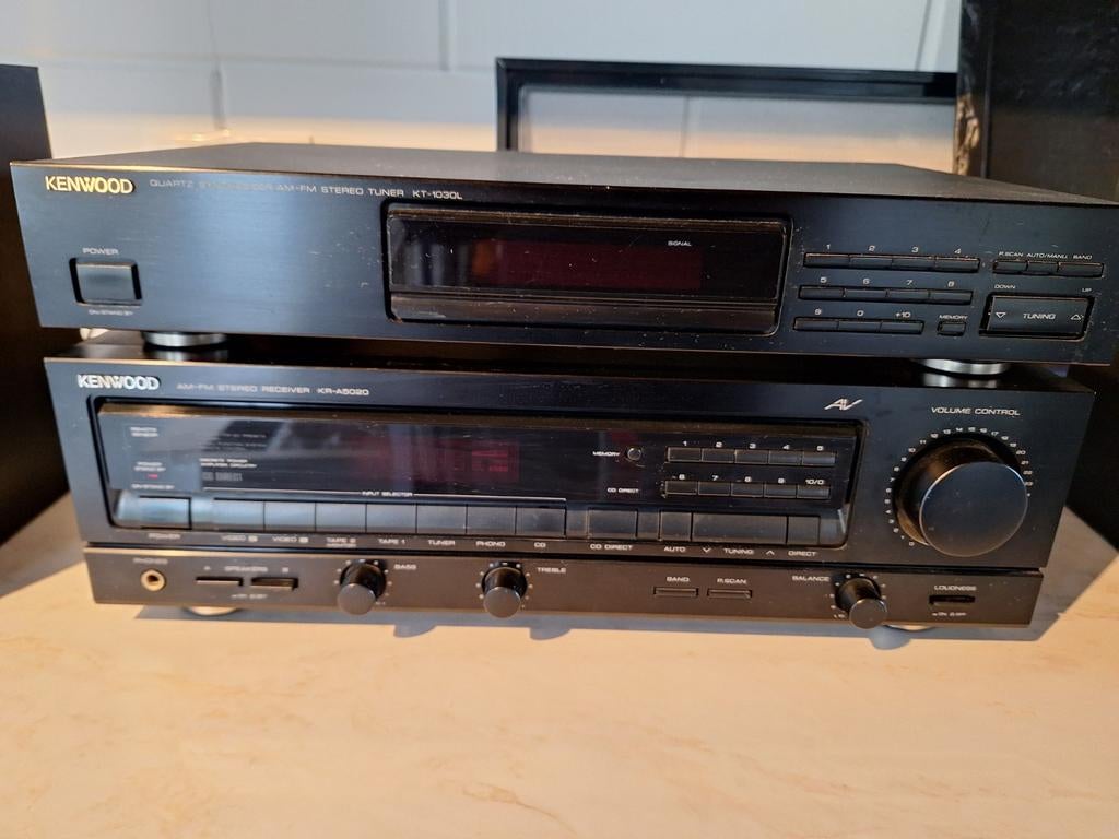 Kenwood stereoset met Onkyo en Jamo speakers, Audio, Tv en Foto, Gebruikt, Losse componenten, Tuner of Radio, Ophalen
