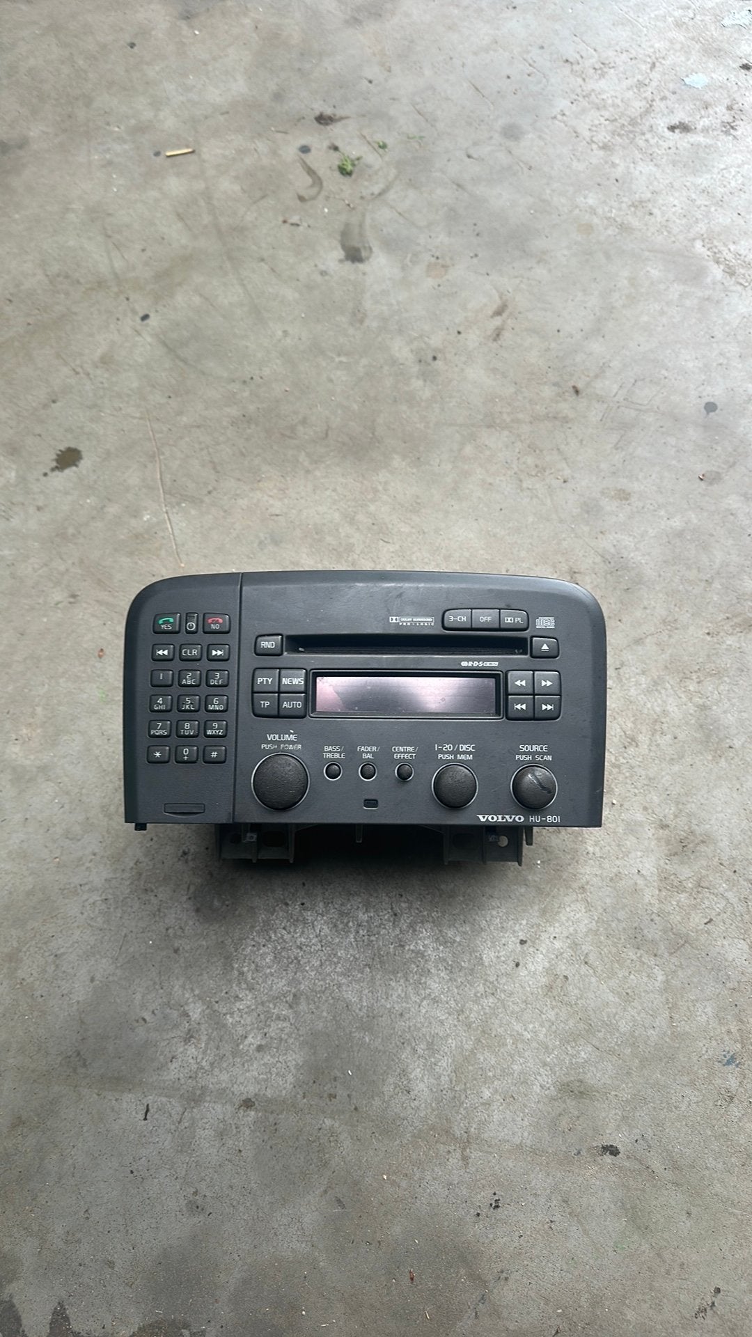Volvo S80 Radio HU-801 - Origineel, Ophalen, Gebruikt