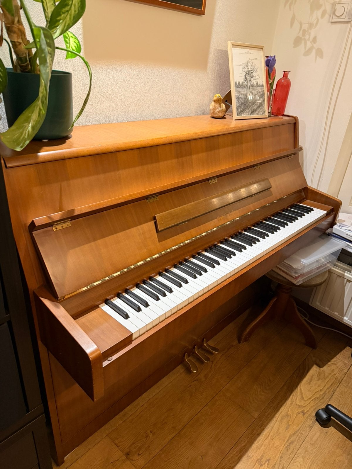 Kawai Piano, Ophalen, Gebruikt, Bruin, Piano