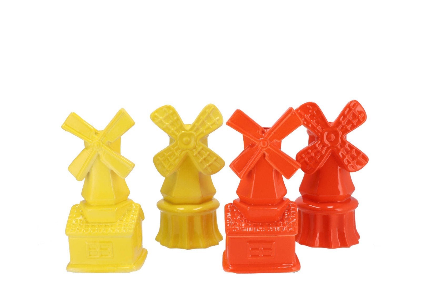 Molen vaasjes verschillende kleuren en maten, Ophalen of Verzenden