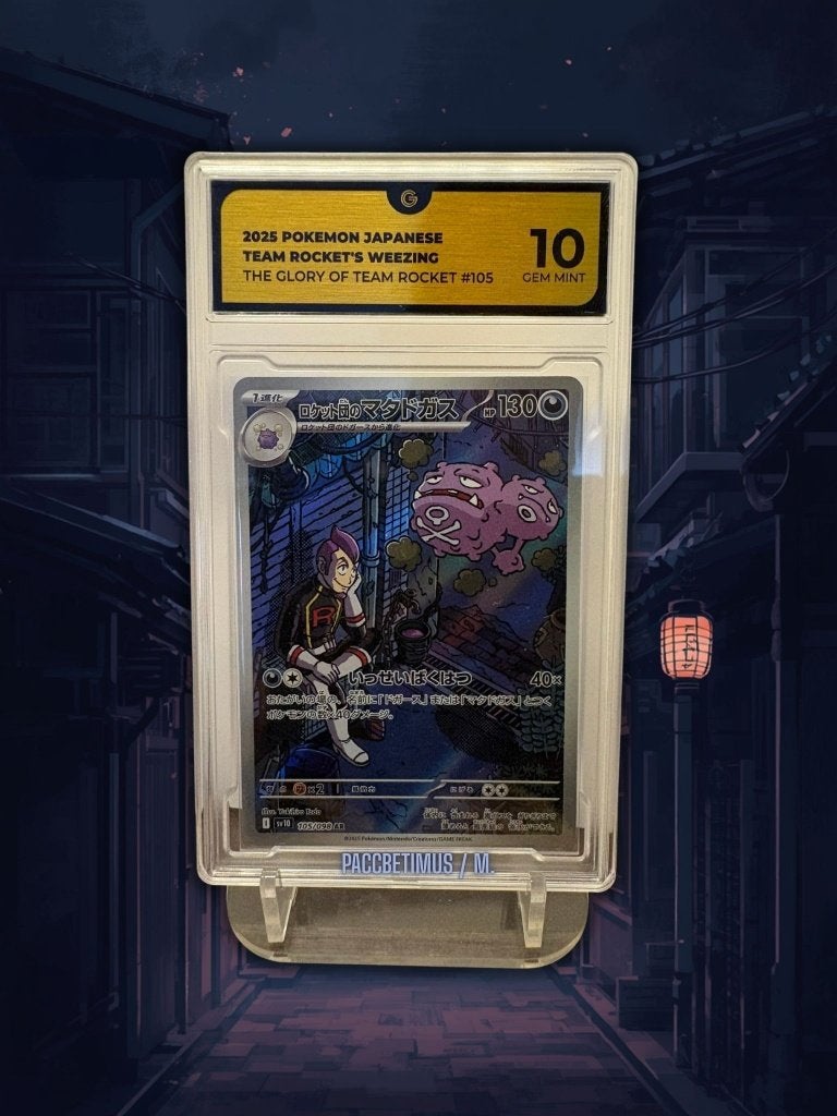 Team Rocket's Weezing 105/098 SV10 JP - GG10, Ophalen of Verzenden, Nieuw, Losse kaart