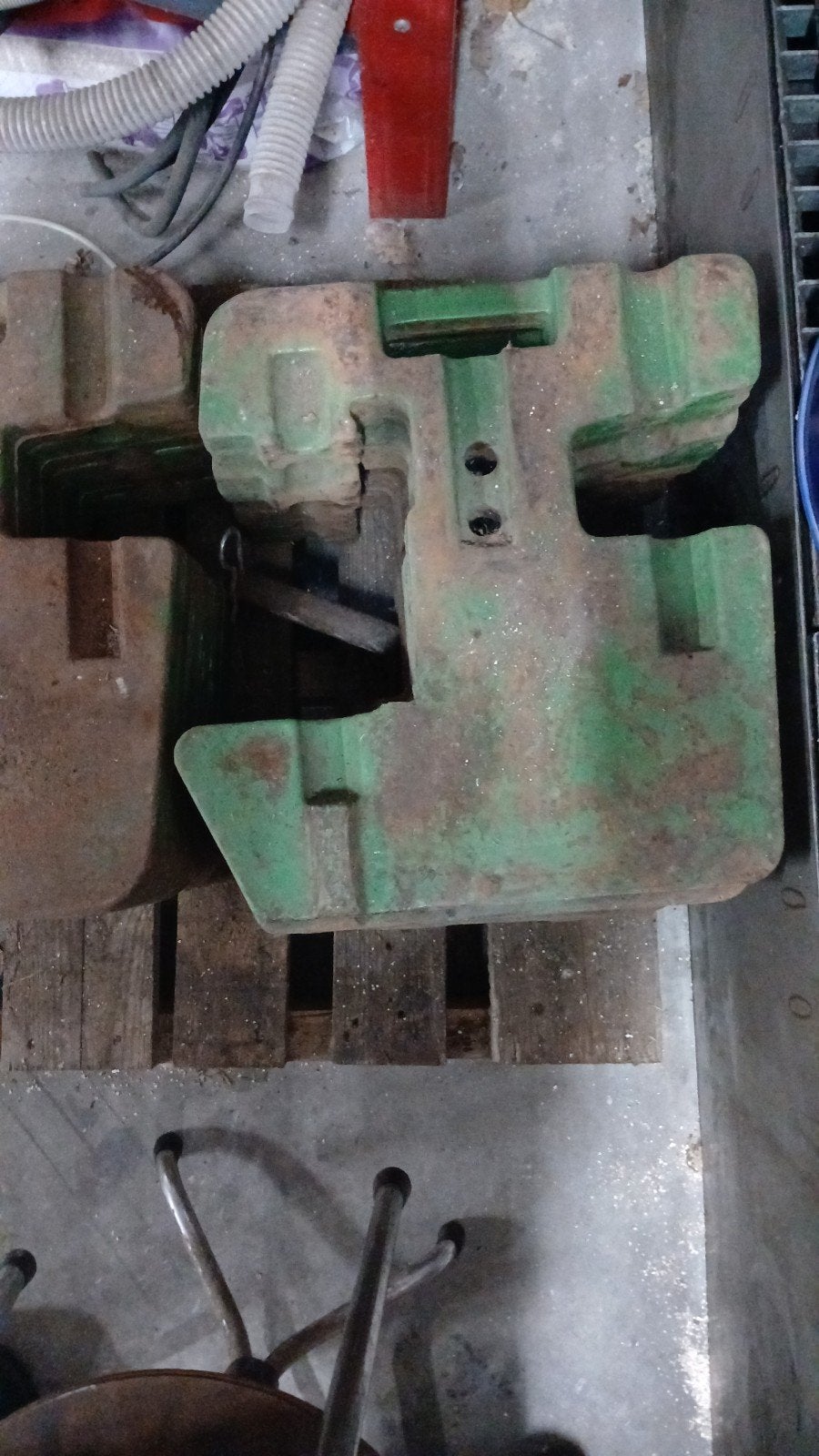 Frontgewichten John Deere 40kg 10 stuks., John Deere, 80 tot 120 Pk, Gebruikt, Ophalen of Verzenden