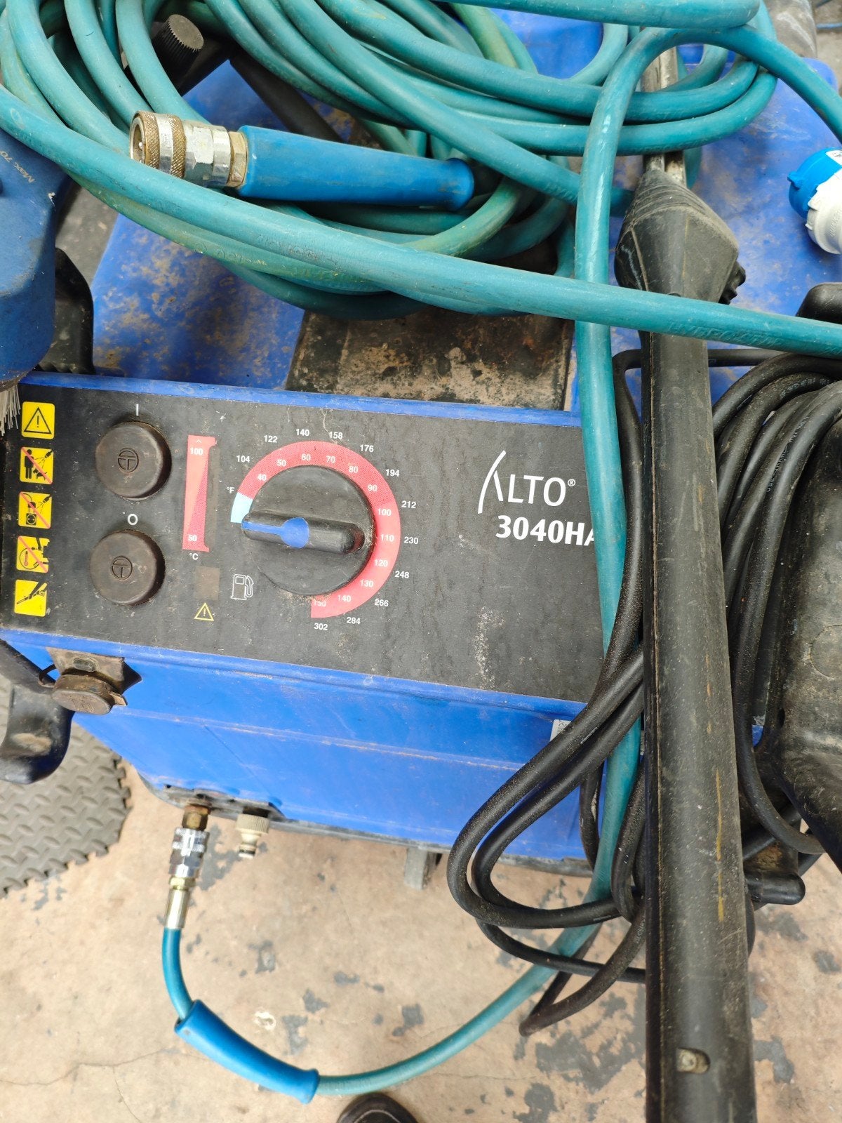 Hogedrukreiniger ALTO 3040HA diesel met warm water, Ophalen, Gebruikt