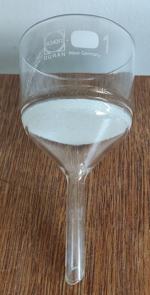 Duran filtertrechter Schott 1 west Germany, Ophalen of Verzenden, Gebruikt, Glas