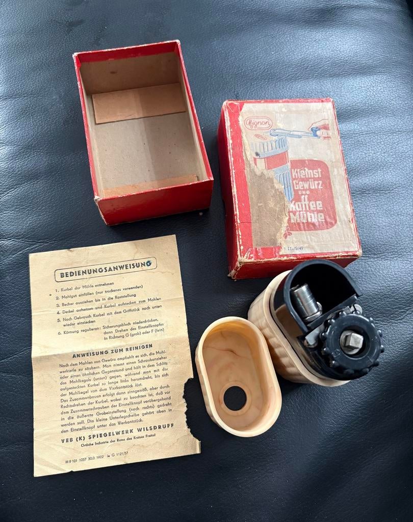 Nieuw zeldzame vintage Mignon reis koffie uit de DDR,, Ophalen of Verzenden