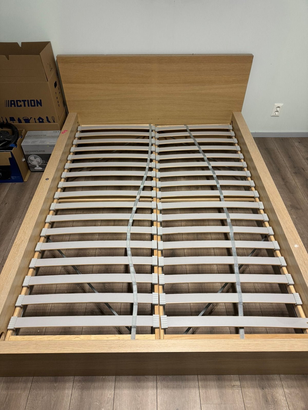 Ikea Malm 200x140, Ophalen, Gebruikt, 140 cm, Twijfelaar
