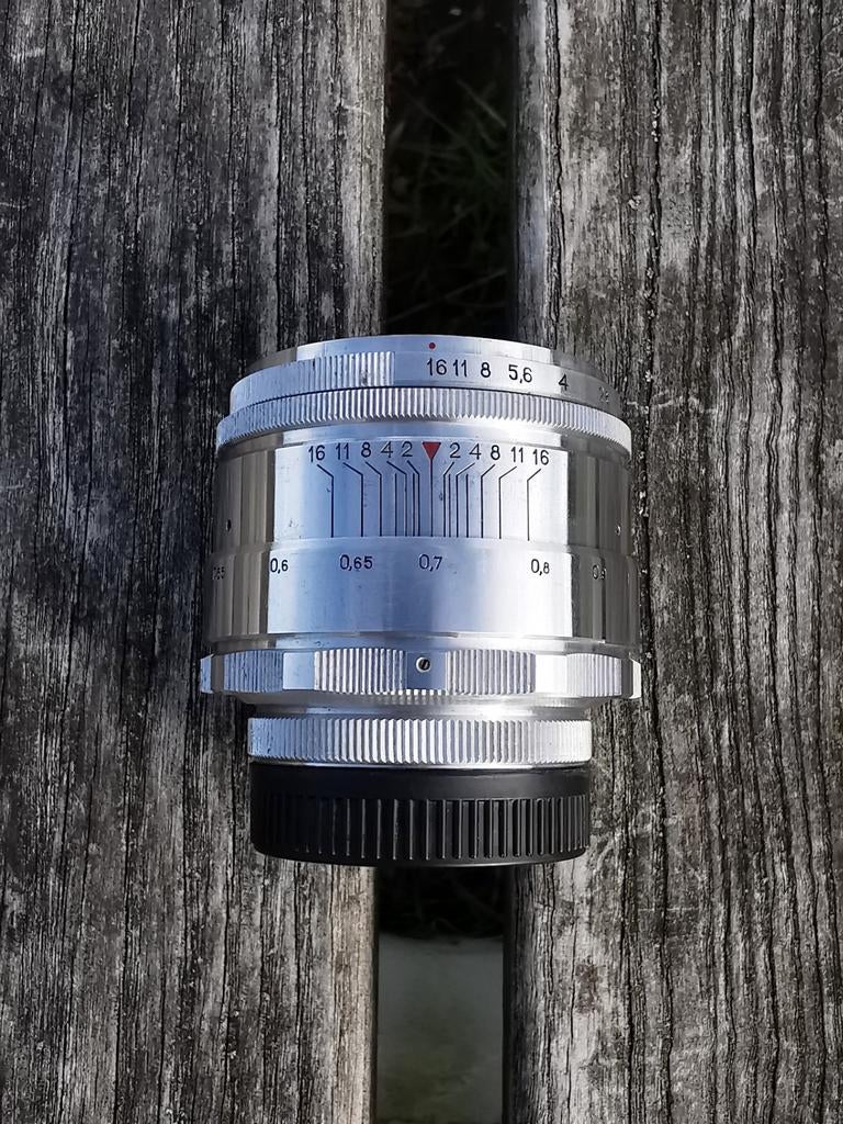 BeLOMO Helios-44 58mm F2.0 Silver – M39 mount, Ophalen of Verzenden, 1960 tot 1980, Lens of Lenzen