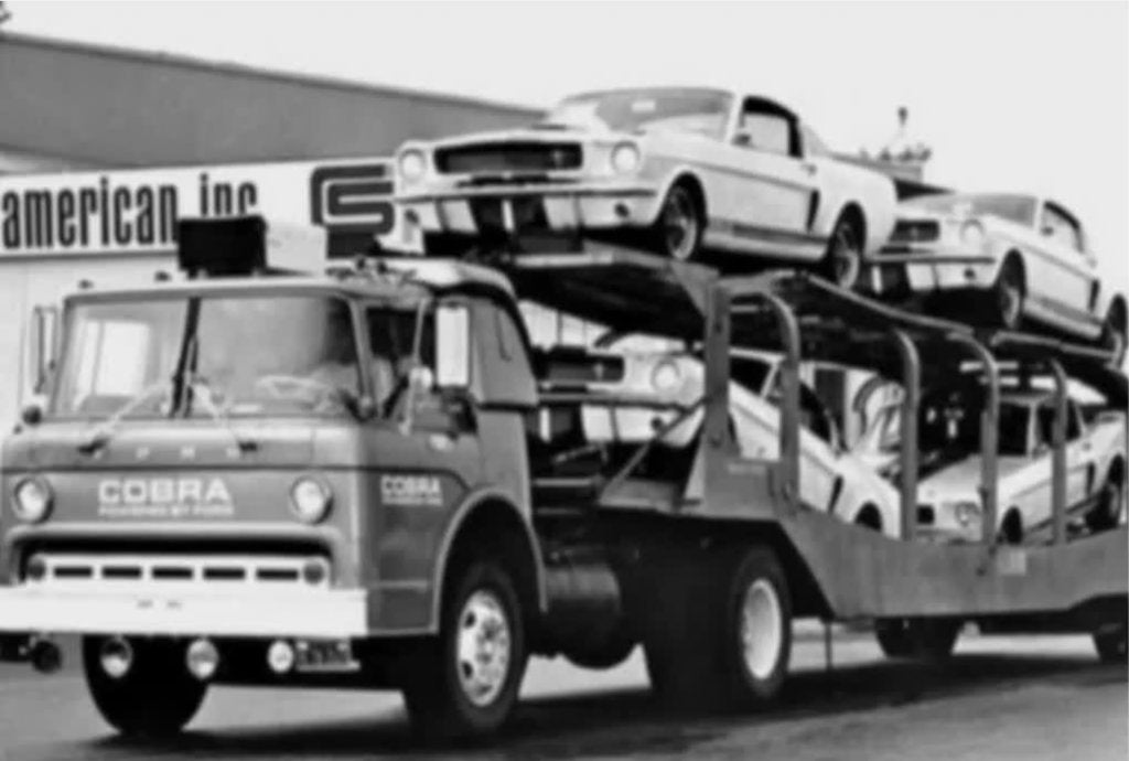 Ford C-Series '68 Cobra car transporters 1/43 US trucks # 85, Verzenden, Nieuw, Bus of Vrachtwagen, Overige merken