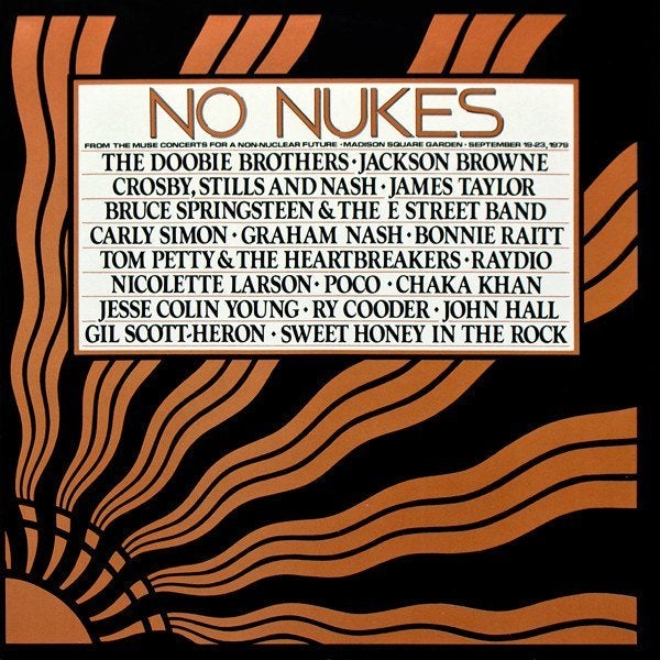 lp,No Nukes - From  Concerts For A Non-Nuclear Future, Cd's en Dvd's, Vinyl | Rock, Ophalen of Verzenden, Gebruikt, 12 inch, Poprock