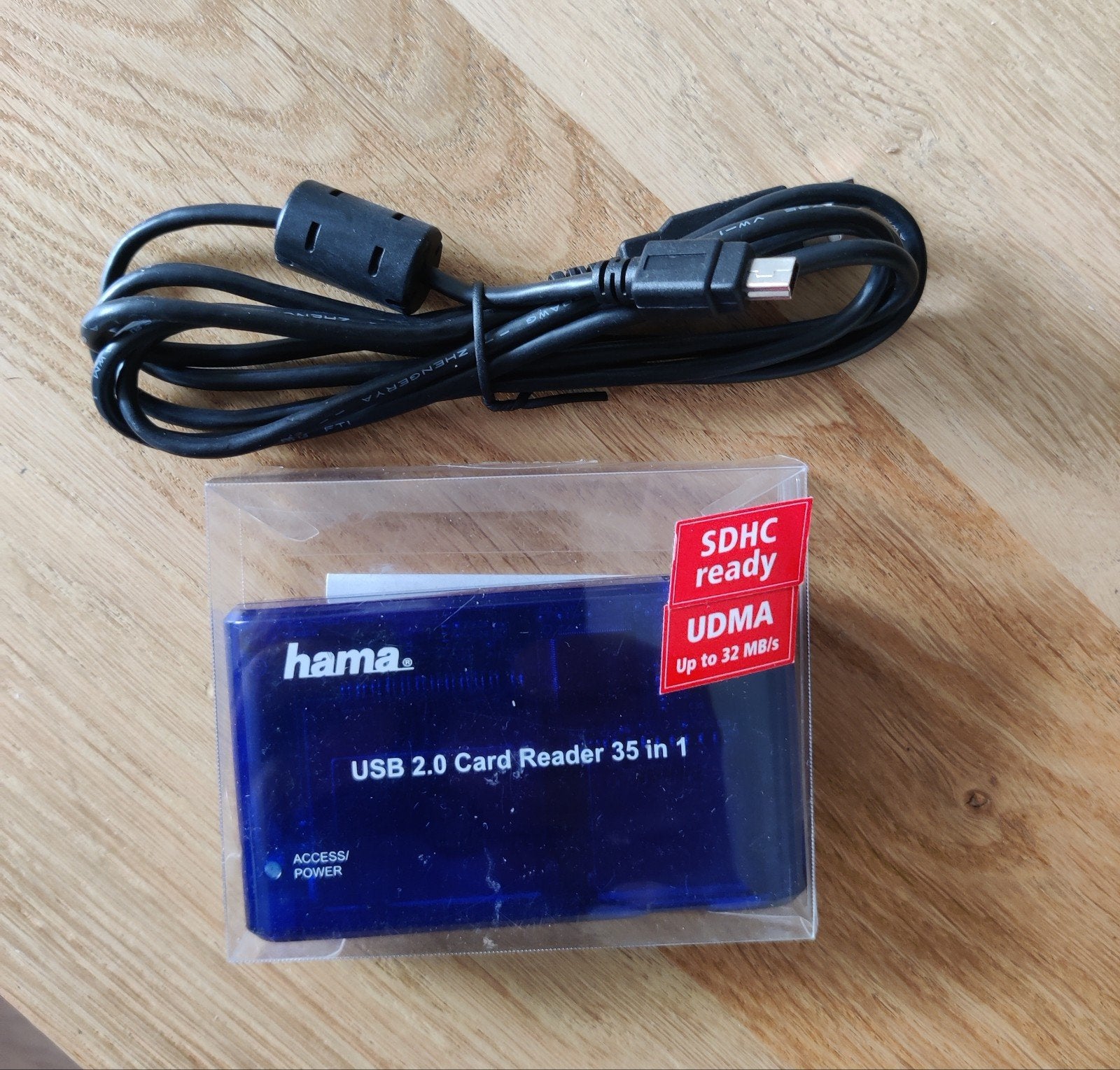 Hama USB 2.0 Card Reader, Ophalen of Verzenden, Nieuw, Hama