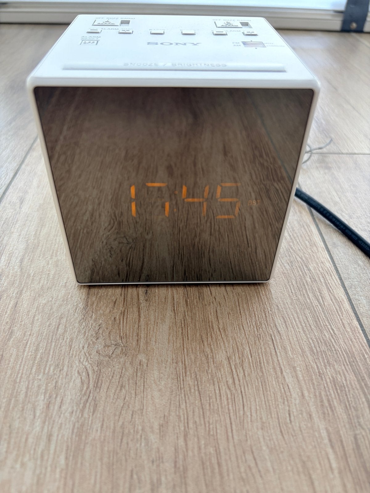 Sony wekkerradio ICF-C1T, Ophalen of Verzenden, Gebruikt, Radio
