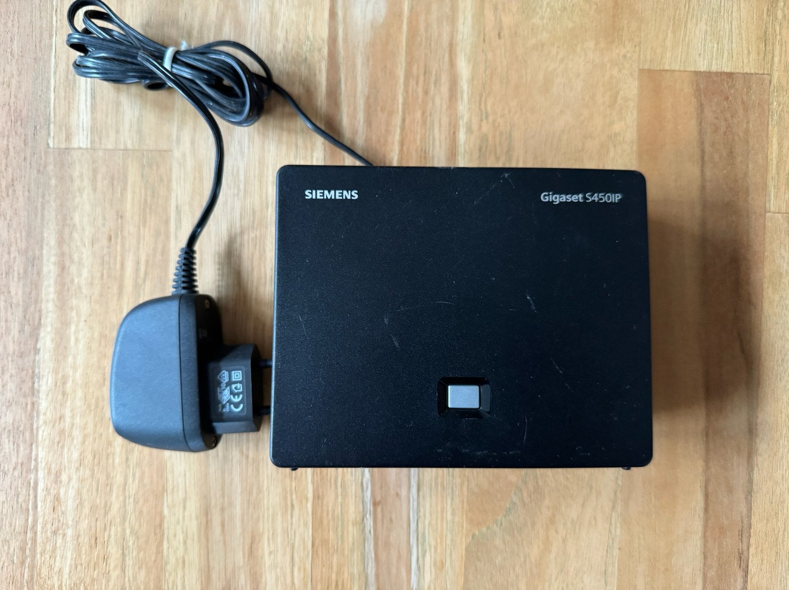 Siemens gigaset s450 ip basisstation zonder handset zwart, Ophalen of Verzenden, Gebruikt, 1 handset