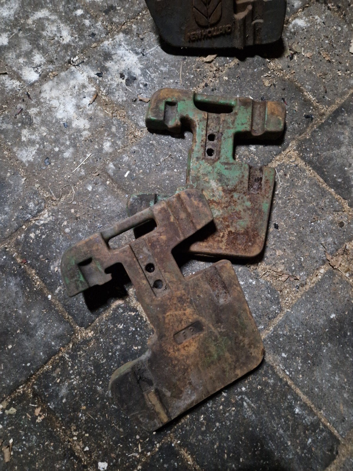 John Deere gewichten, Ophalen, Gebruikt