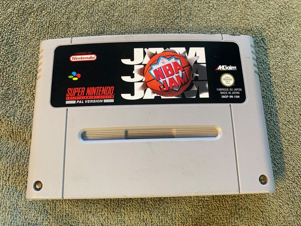 NBA JAM (losse cartridge), Gebruikt, 2 spelers, Ophalen of Verzenden, Vanaf 3 jaar