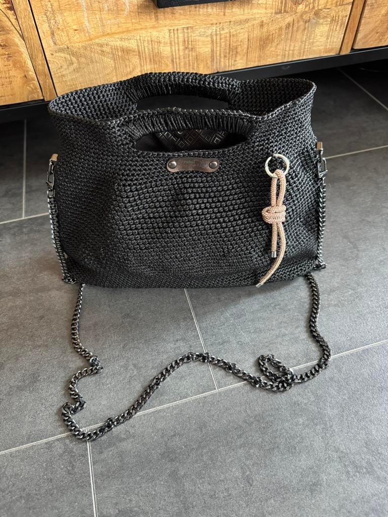Nieuw gehaakte tas, Ophalen of Verzenden, Nieuw, Zwart, Handtas