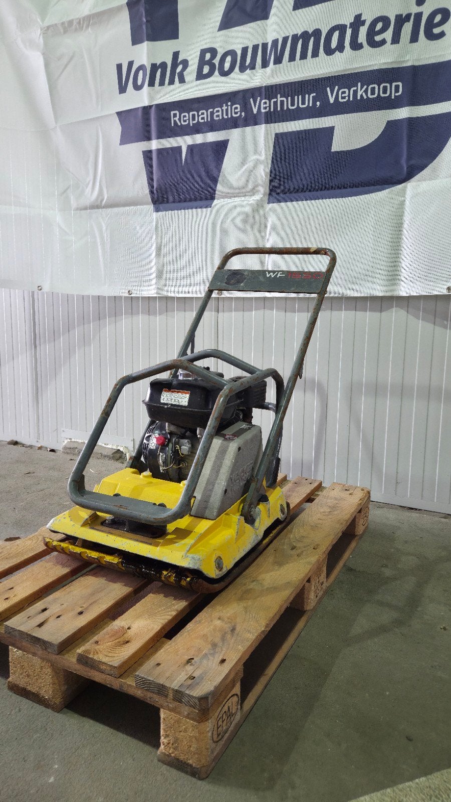 Wacker Neuson WP1550A Trilplaat 2017, Ophalen of Verzenden, Gebruikt, Overige soorten, Wacker neuson