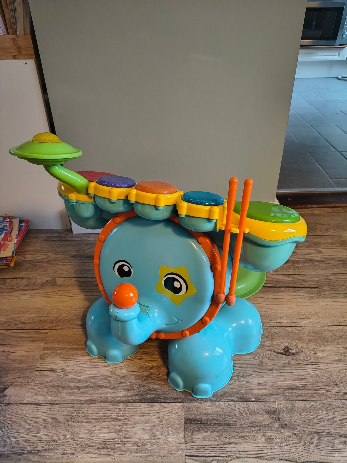 Vtech rock & leer drumstel, Ophalen, Gebruikt, 6 maanden tot 2 jaar