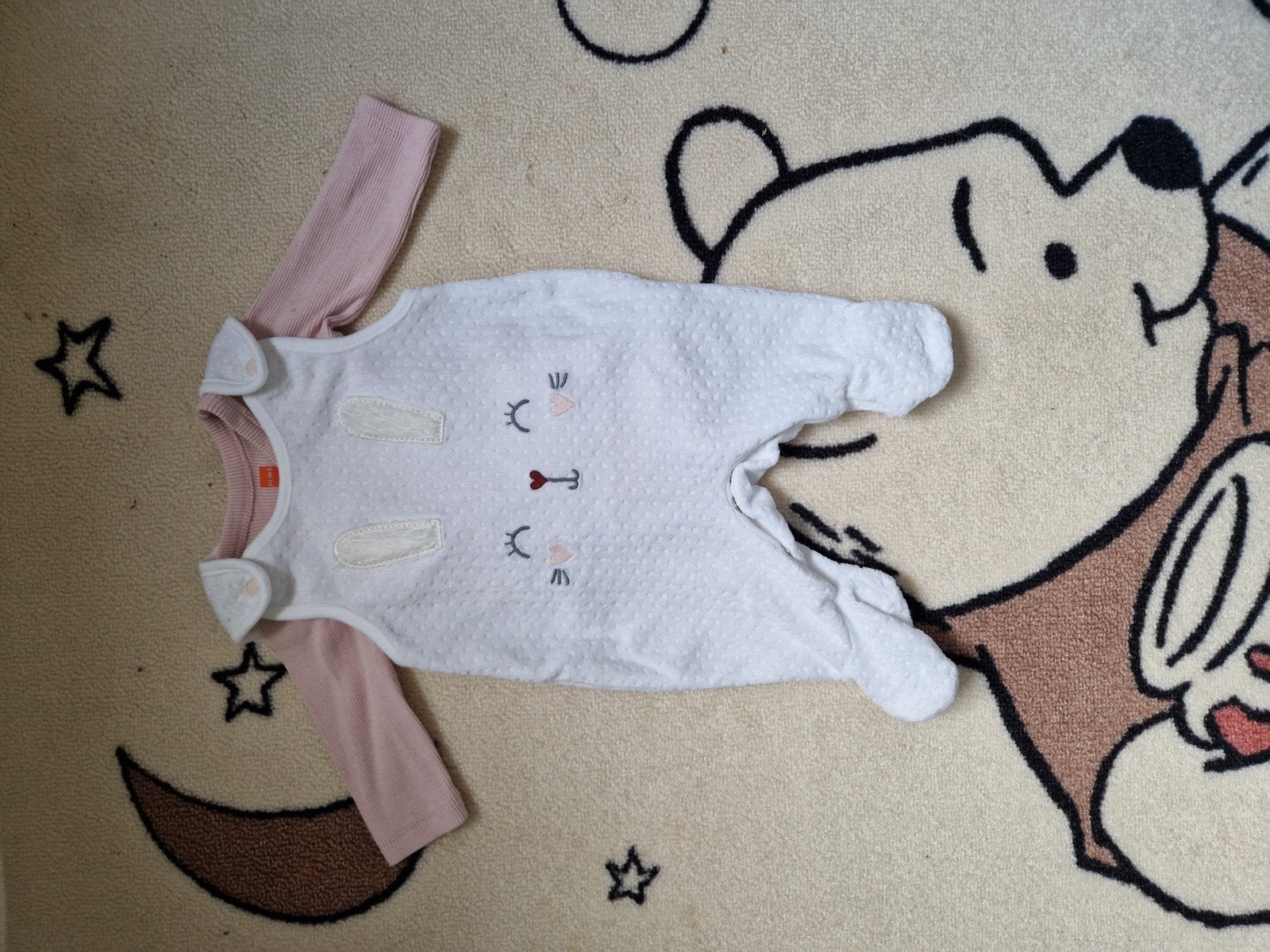 Babykleding set: 2 rompers (Hema) en 1 pakje (C&A), Hema, C&A, Jongetje of Meisje, Ophalen of Verzenden, Zo goed als nieuw