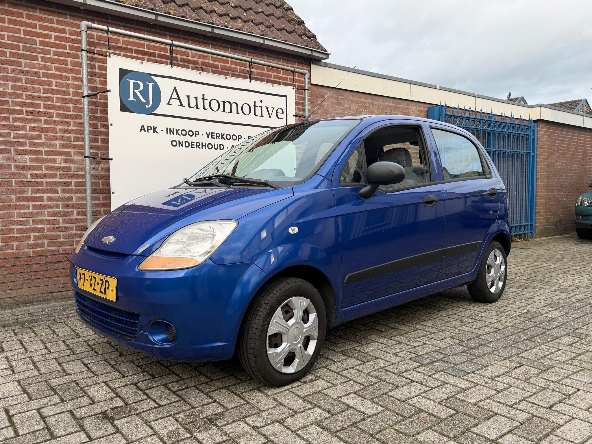 Chevrolet Matiz 0.8 Spirit NIEUWE APK/NAP (bj 2007), Auto's, Gebruikt, Blauw, Origineel Nederlands, Bedrijf
