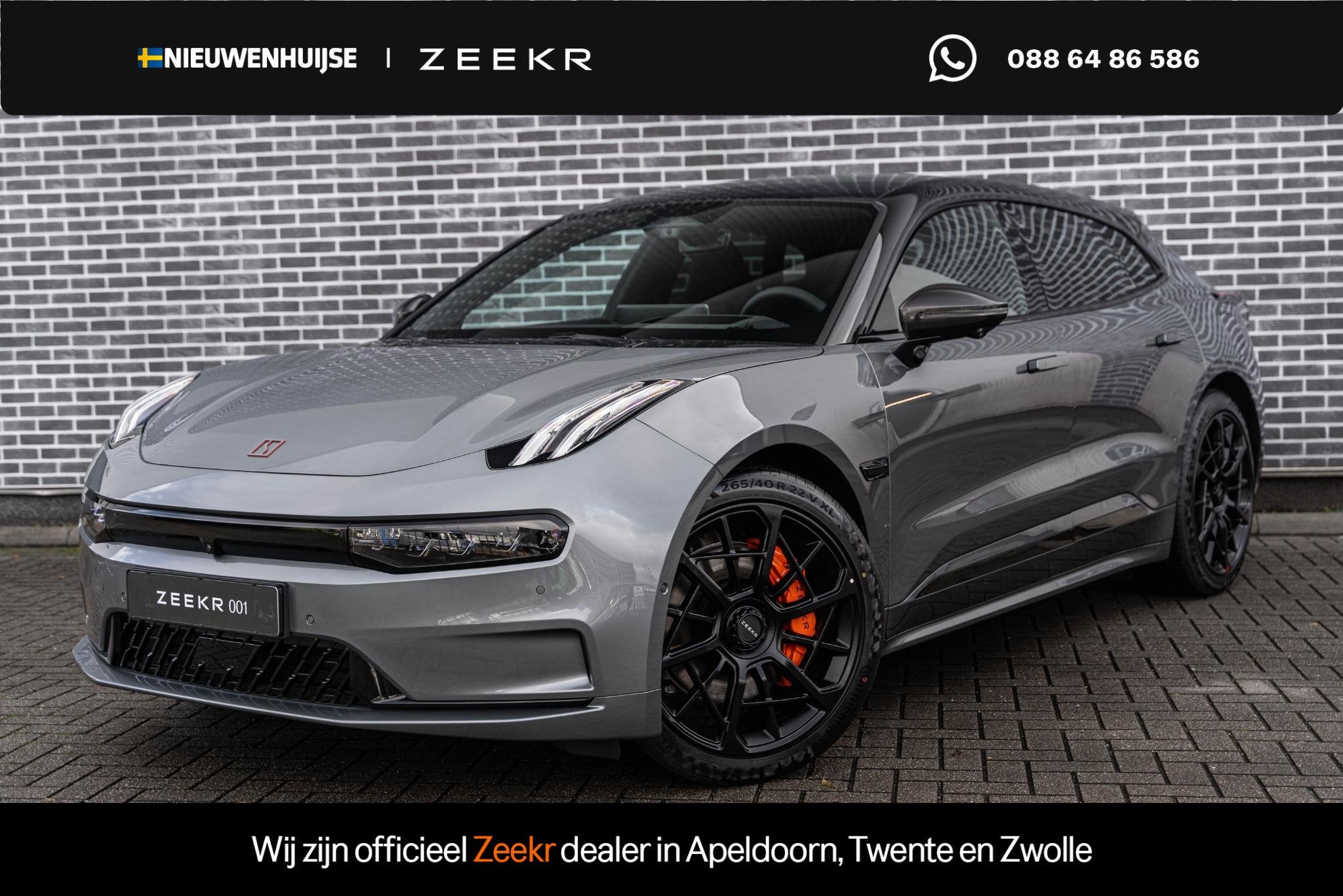 ZEEKR 001 AWD Sport Edition 100 kWh | Head-up Display | 22", Auto's, Automaat, 100 kWh, Elektrisch, Verwarmde buitenspiegels