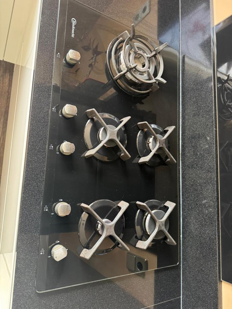 Gas kooktoestel met elektrische ontsteker, Witgoed en Apparatuur, Kookplaten, Gebruikt, Ophalen of Verzenden, Inbouw, Gas