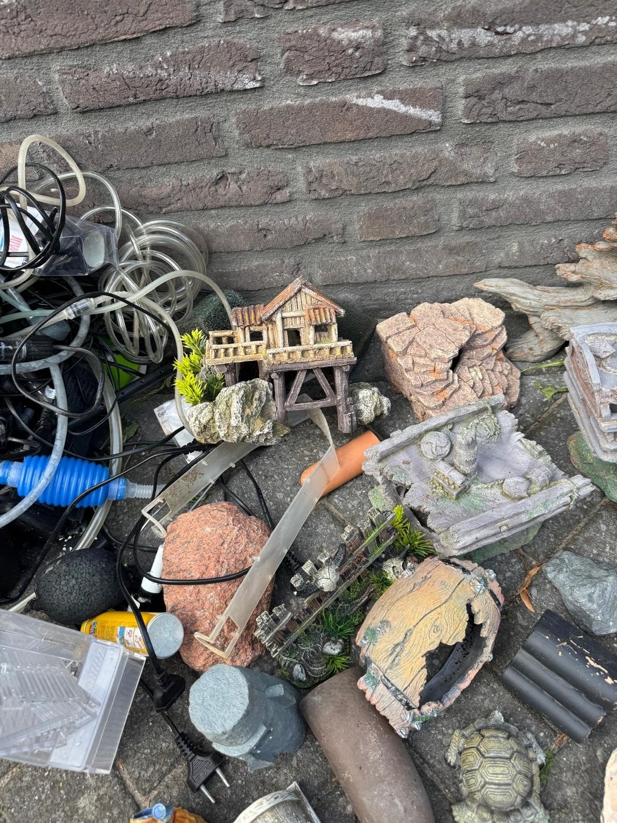 leuke decoratie voor aquariums, Ophalen of Verzenden, Gebruikt