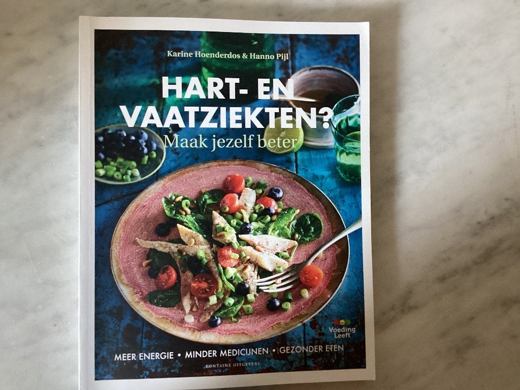 Hart- en vaatziekten? Karine Hoenderloo en hanno pijl, Dieet en Voeding, Zo goed als nieuw, Karine Hoenderdos & Hanno Pijl, Ophalen of Verzenden