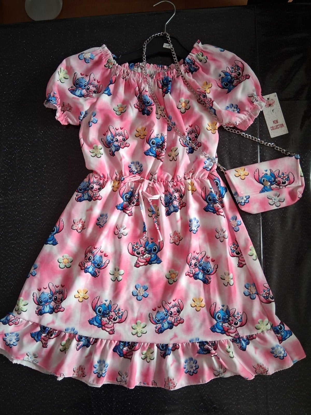 Nieuw Stitch jurkje maat 128 met tasje, Kinderen en Baby's, Kinderkleding | Maat 128, Stitch, Meisje, Nieuw, Ophalen of Verzenden