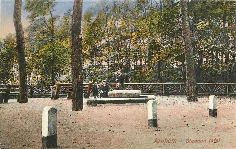 380-194-017 Arnhem Steenen Tafel, Verzenden, Voor 1920, Gelderland