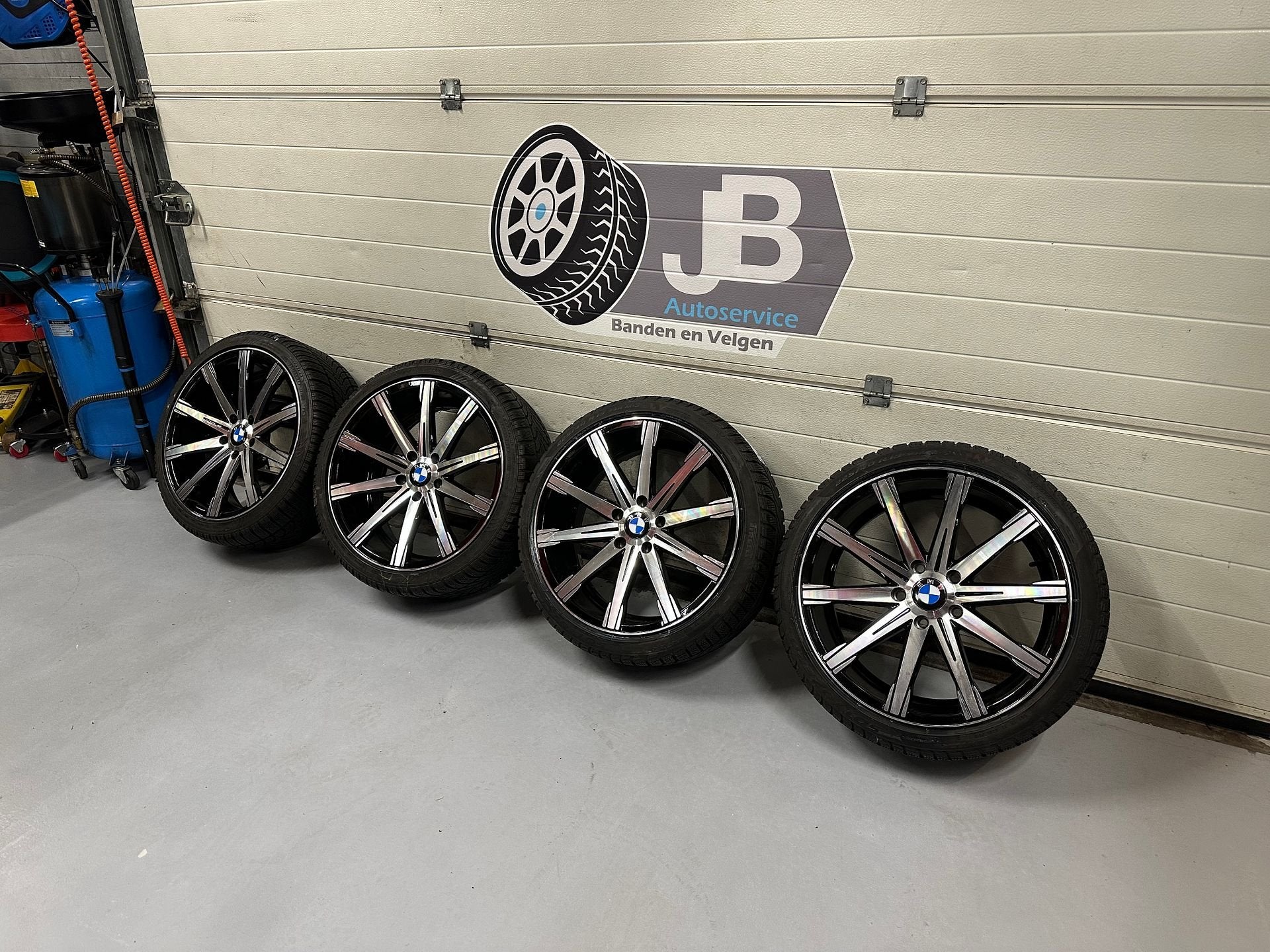 19inch BMW M Style Breedset Look Velgen NIEUW Winterbanden 5, 19 inch, -, -, Banden en Velgen