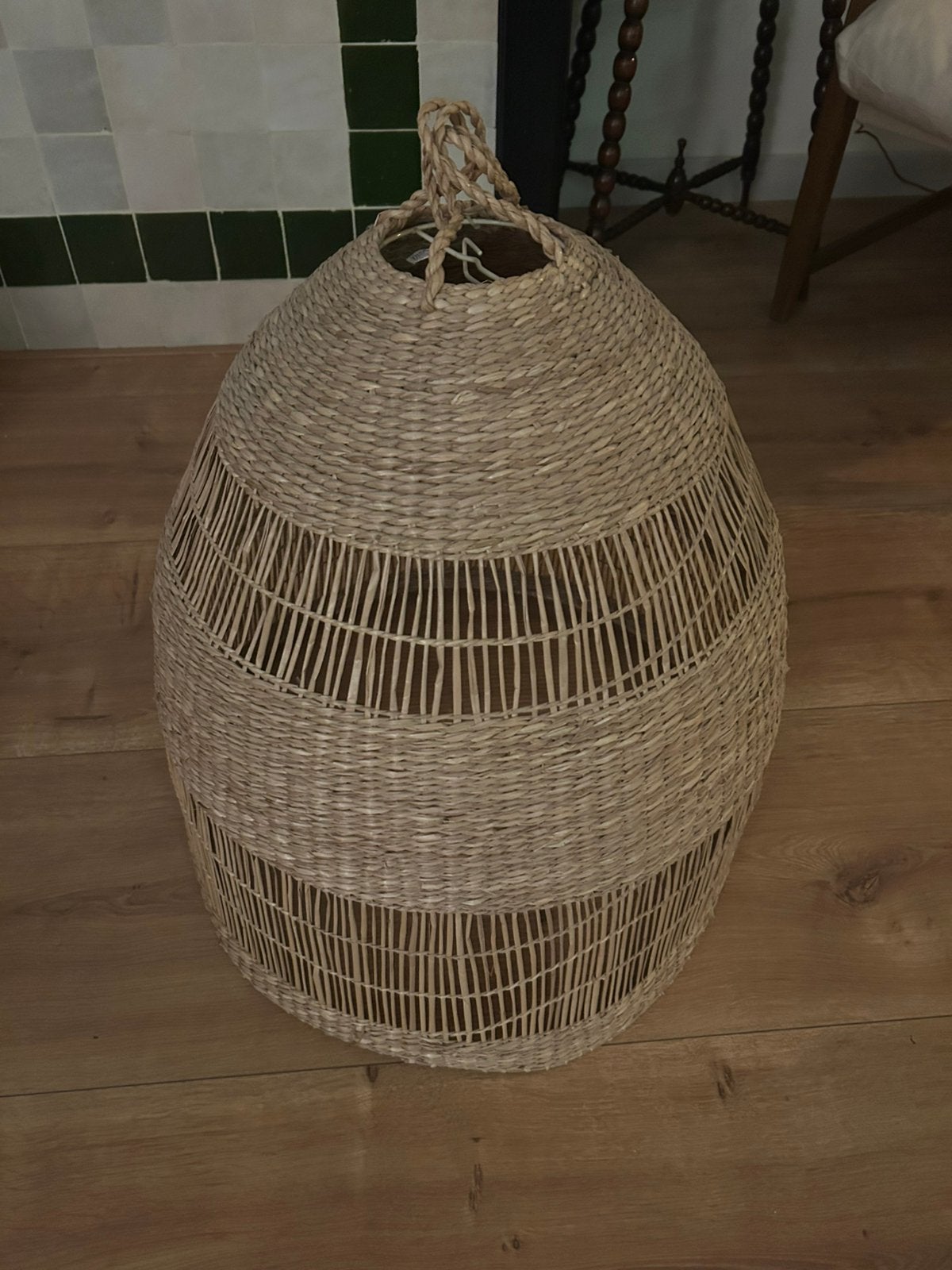 IKEA TORARED lampenkappen – zeegras, 55 cm, Ophalen of Verzenden, Zo goed als nieuw