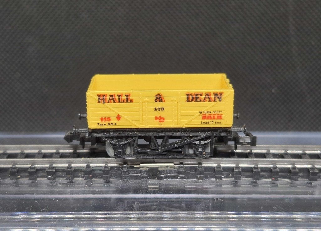 Lima 320734c - 7 Plank Coal Wagon Hall & Dean (16659), Hobby en Vrije tijd, Gebruikt, Gelijkstroom, Wagon, Ophalen of Verzenden
