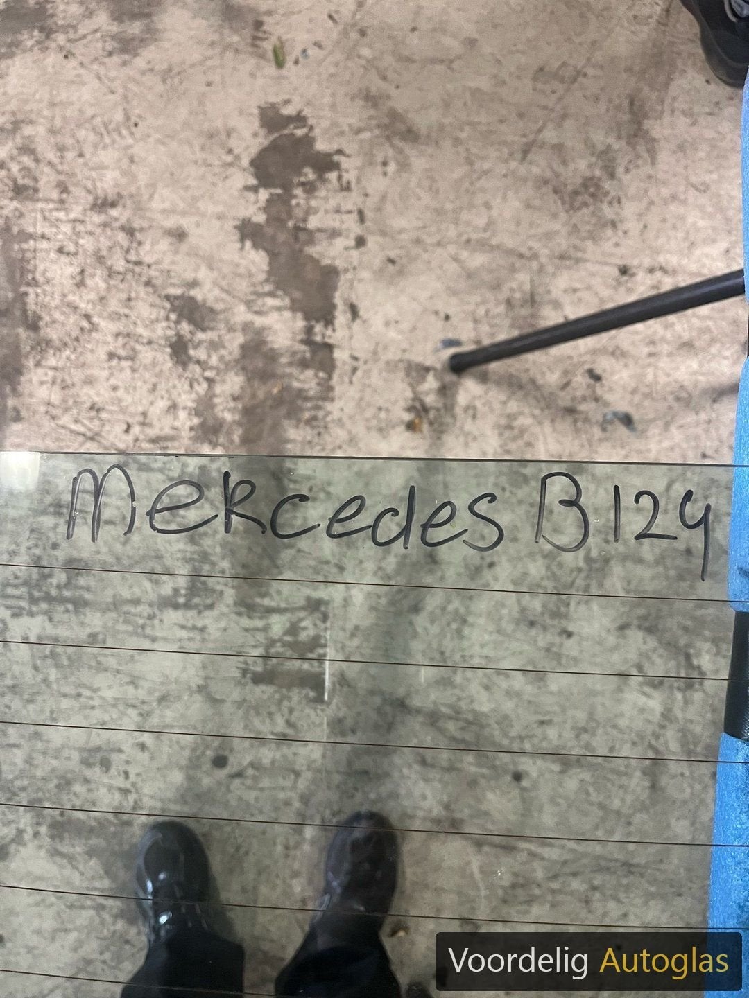 MERCEDES E CH.124 85 - 96 STAT ACHTERRUIT VERWARMD GROEN MET, -, Nieuw, Ophalen of Verzenden, -