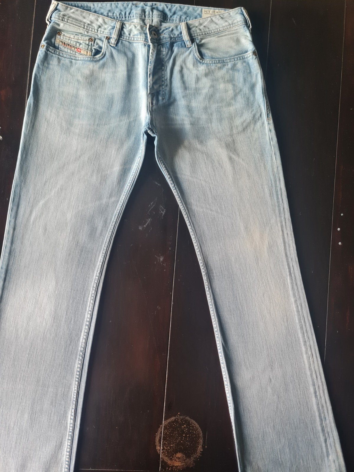 ZGAN CLASSIC DIESEL ZATINY REGULAR BOOTCUT JEANS SIZE 33/34!, Kleding | Heren, Spijkerbroeken en Jeans, Diesel, Blauw, Ophalen of Verzenden