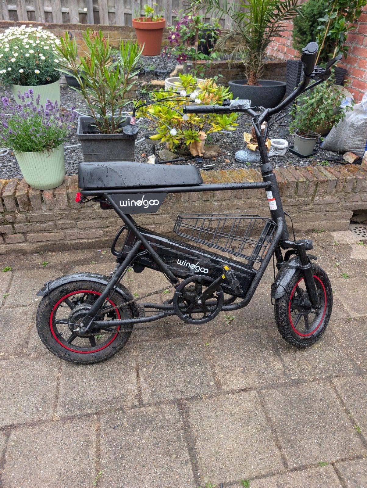 Windgoo F1 Zwart met rekje, Minder dan 47 cm, Ophalen, Zo goed als nieuw, Overige merken